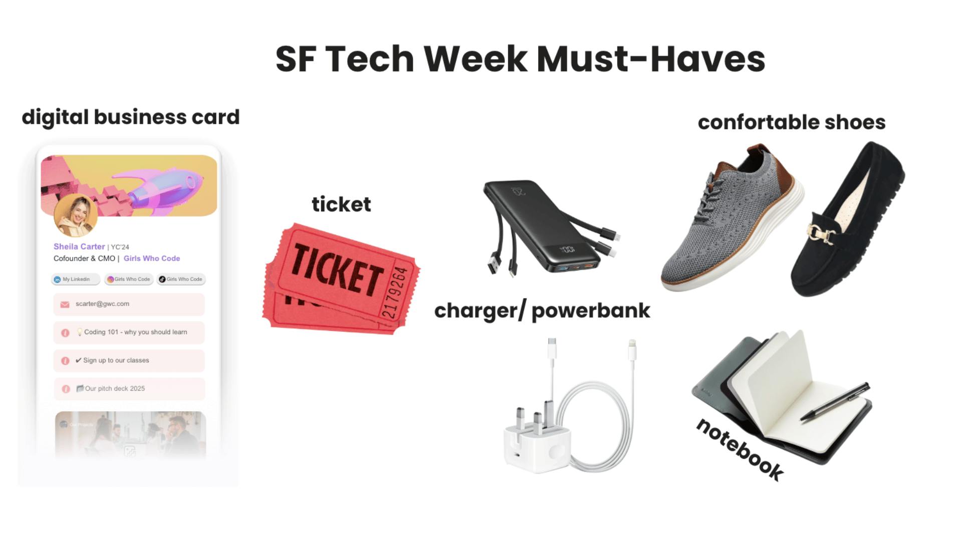SF Tech Week Must have