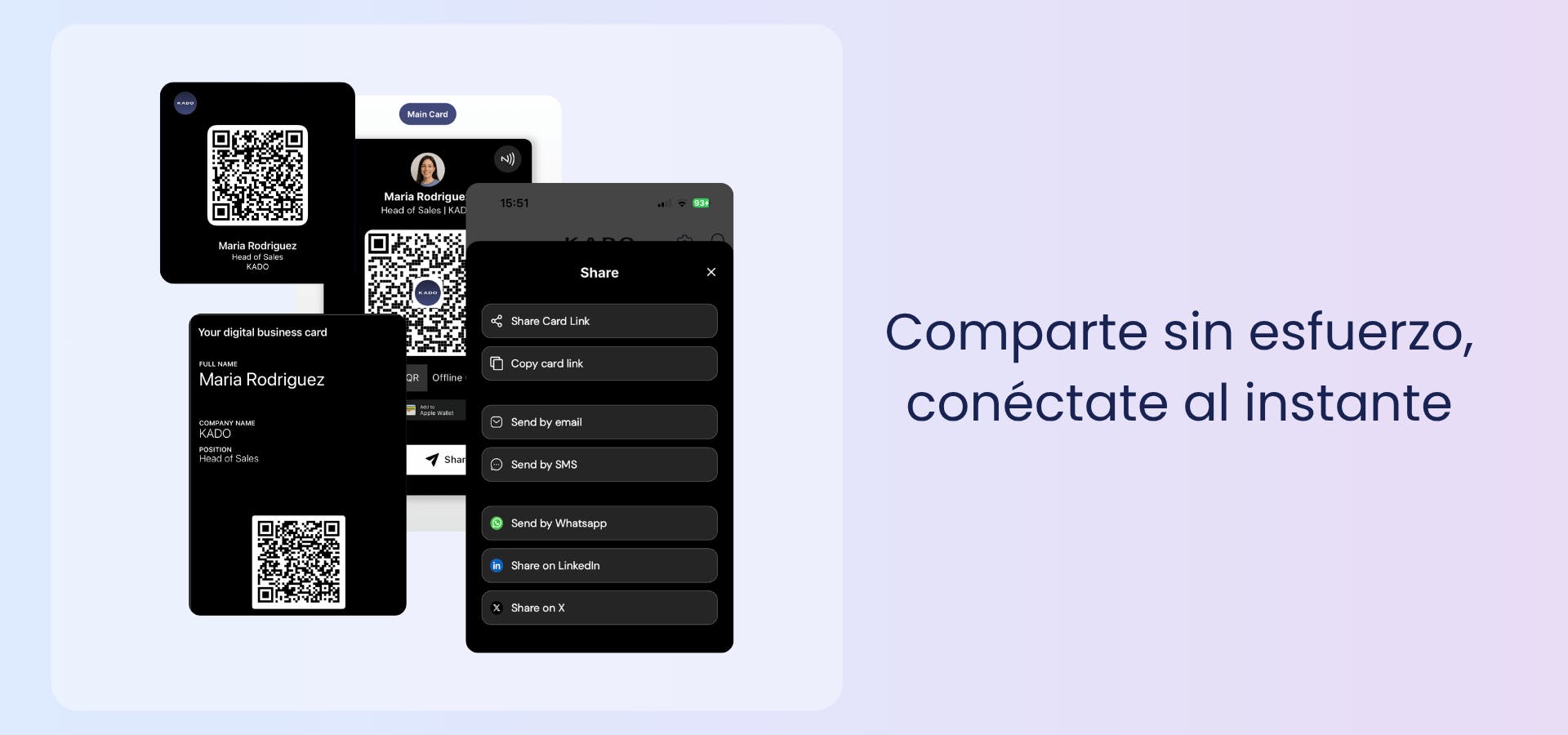 es: share a digital business card