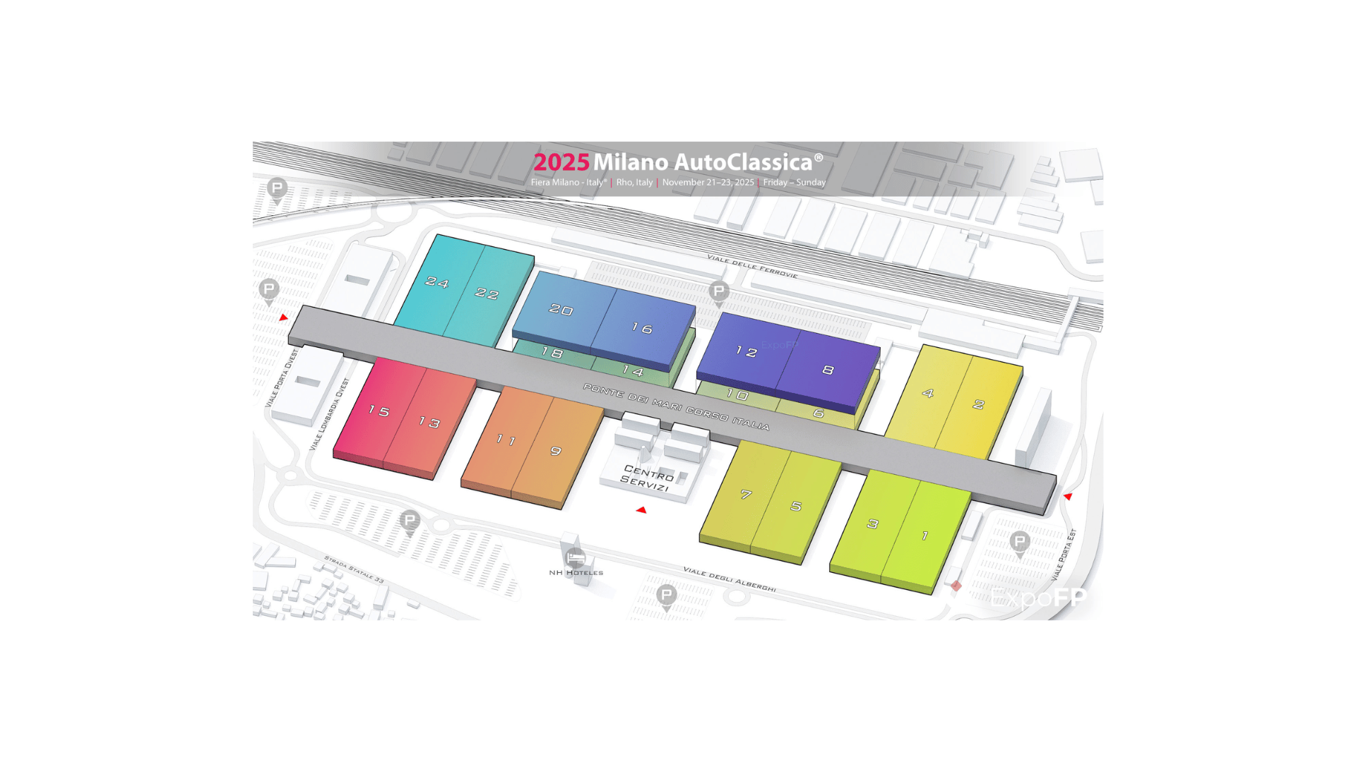 milano autoclassica map