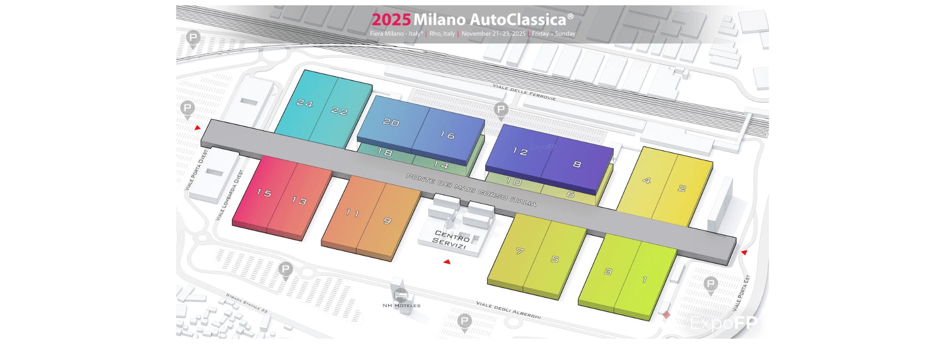milano autoclassica map