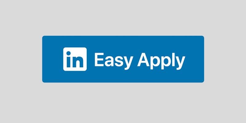 Easy Apply button on LinkedIn job posting