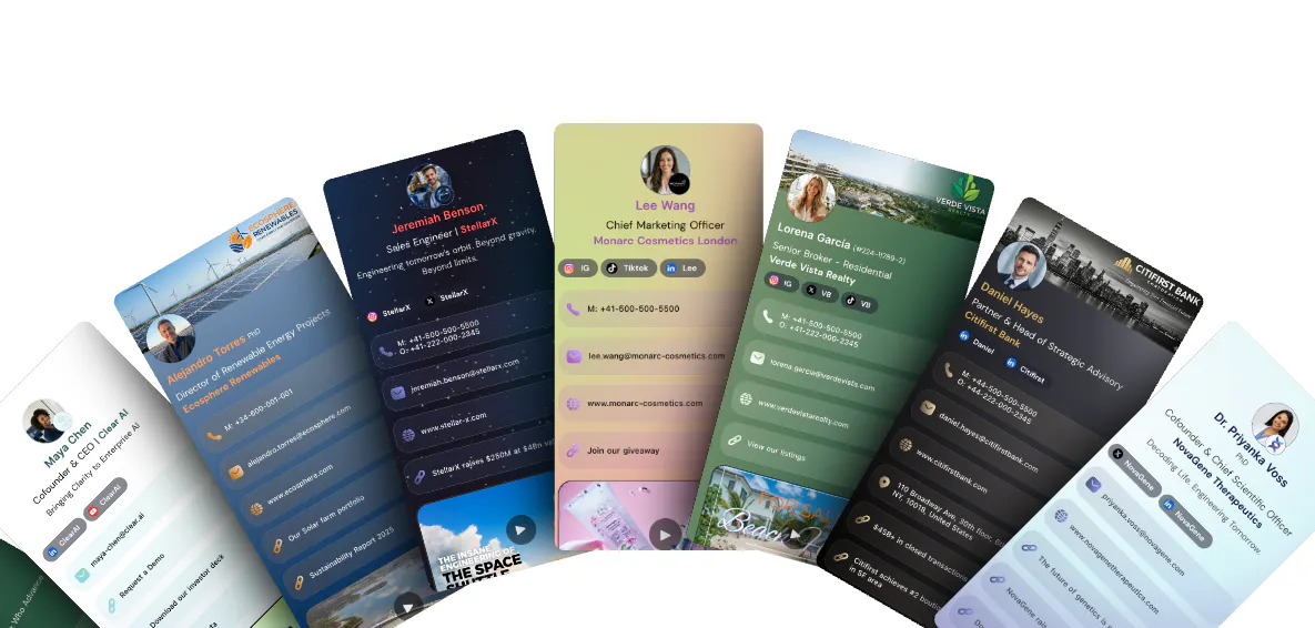 kado digital business cards branded