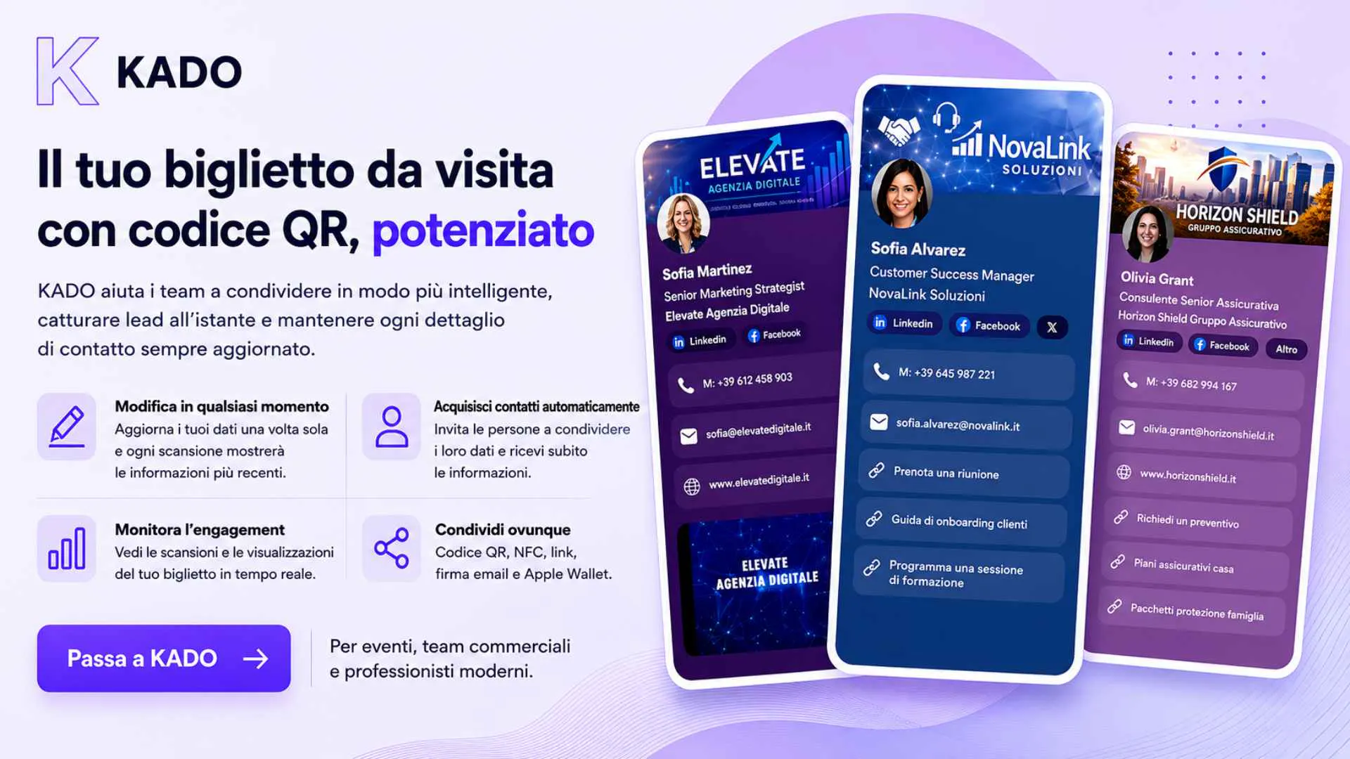 KADO QR Code business card promo banner