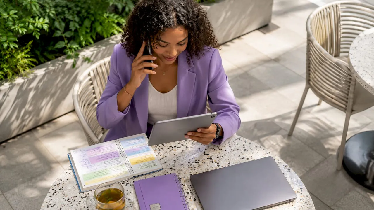 Marketing strategist personalizing branding materials