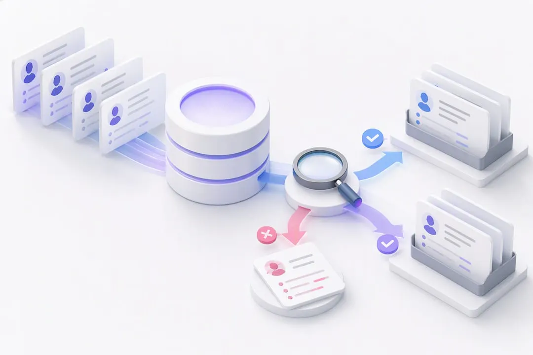 Controllo dei dati di un contatto