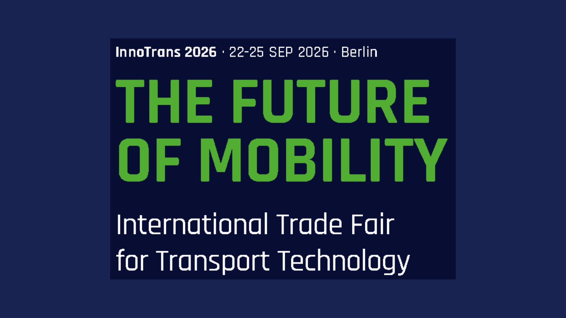 Shown text: The future of mobility 