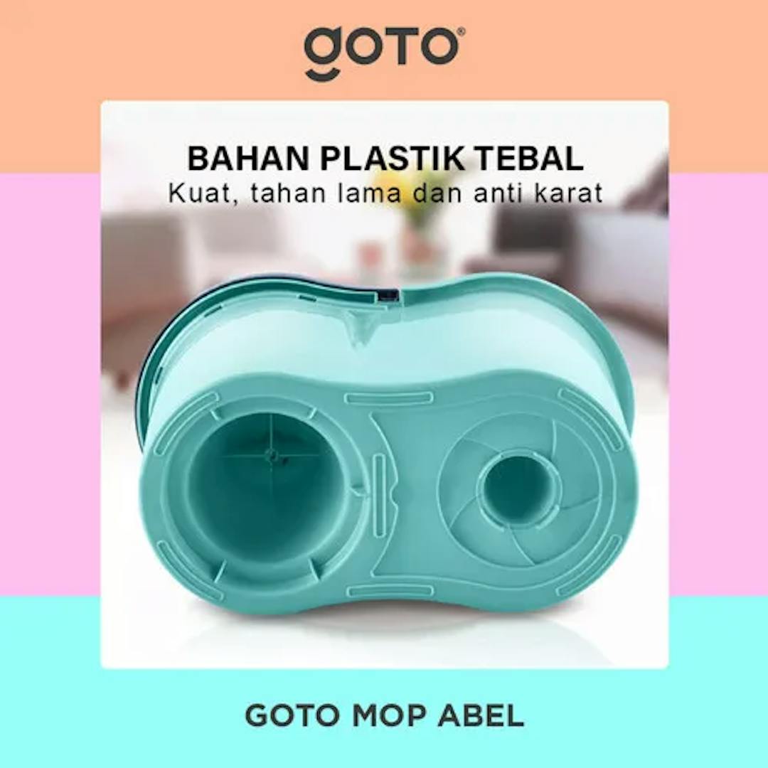 GOTO Mop Abel - Alat Pel 2-in-1 untuk Mengepel dan Mengeringkan Lantai