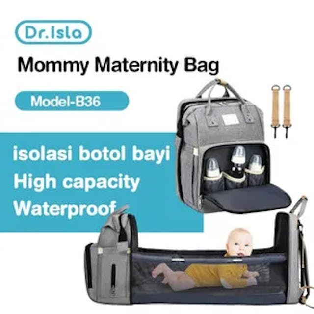 Tas Bayi Dr. Isla - Desain Stylish dan Fungsional