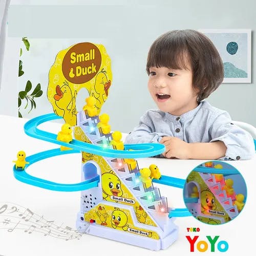 Seluncuran Bebek dengan Musik dan Lampu