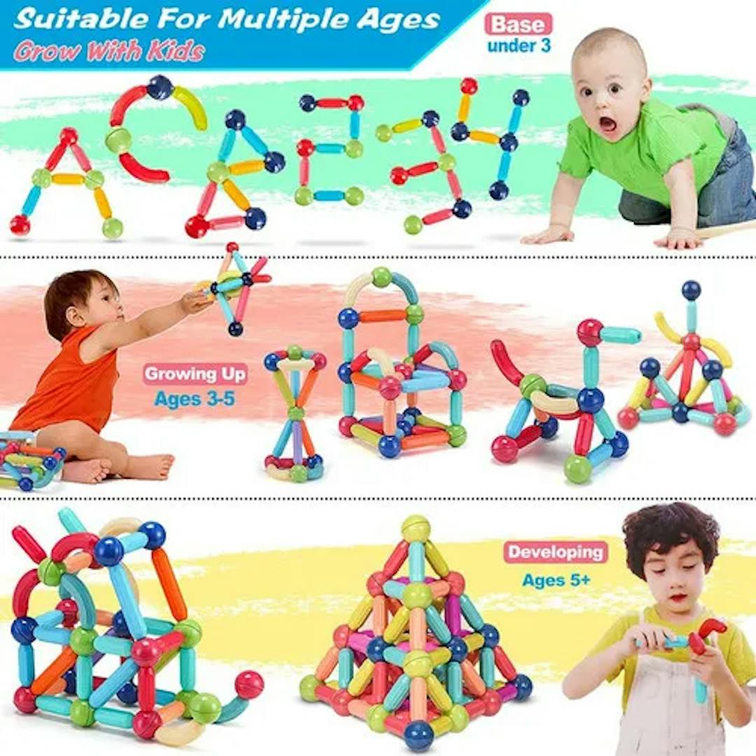 Magnetic Building Blocks Set