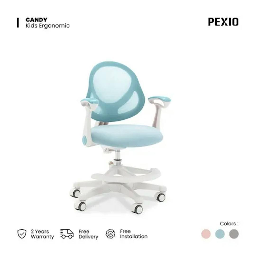 Kursi Ergonomis Anak Pexio Candy - Biru