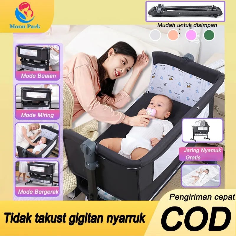 Box Tempat Tidur Bayi Moon Park - Nyaman dan Aman