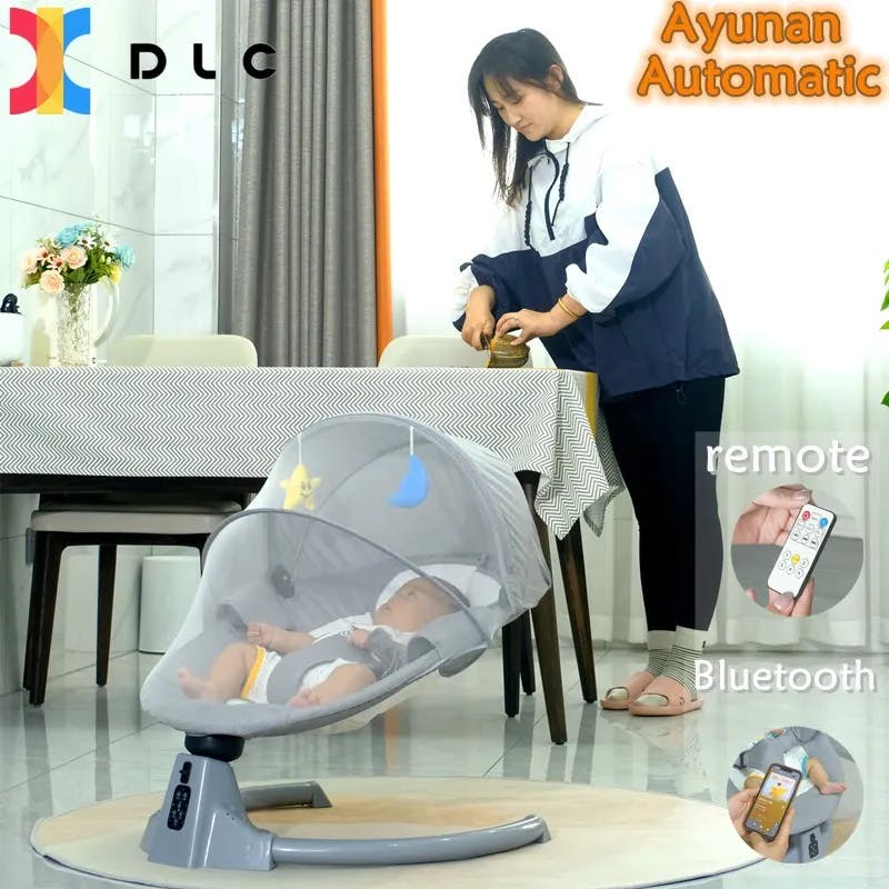 Ayunan Bayi Otomatis DLC dengan Bluetooth dan Remote