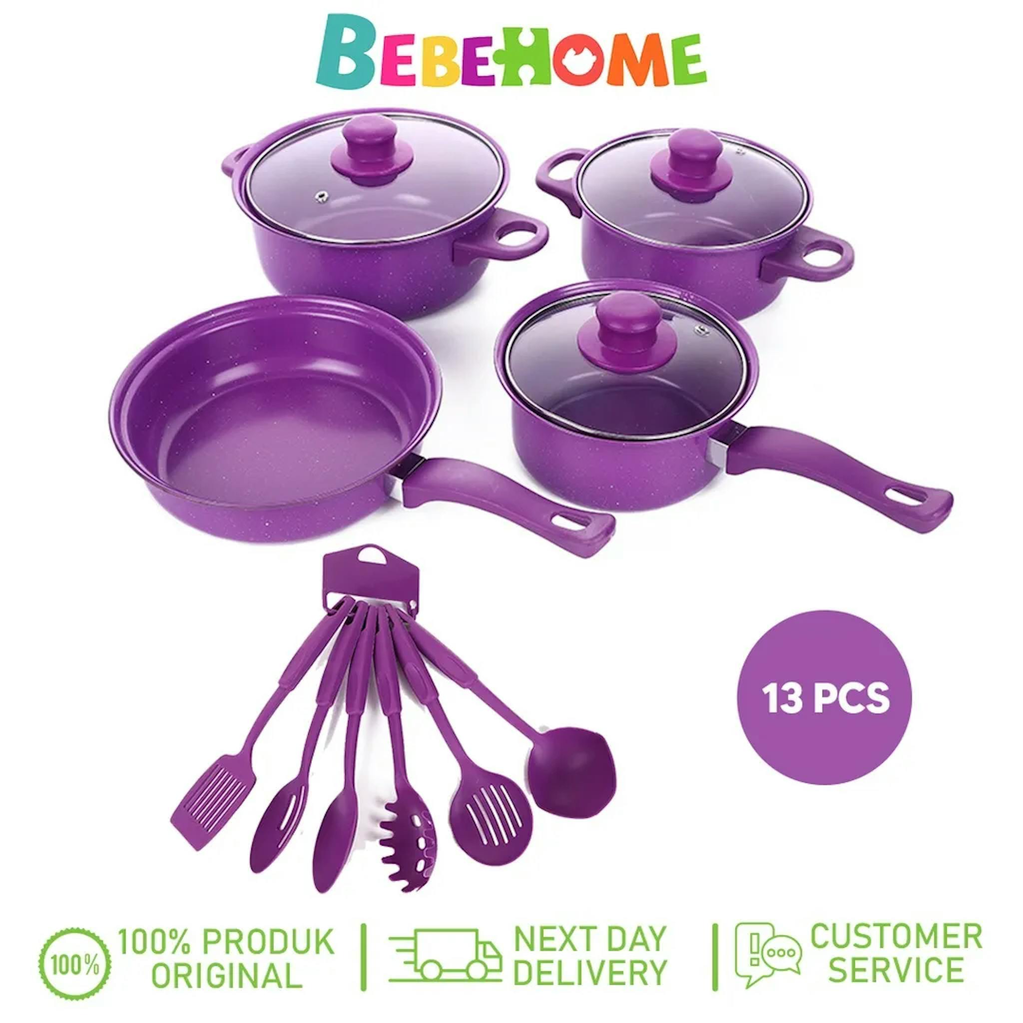 Set peralatan masak Bebehome lengkap