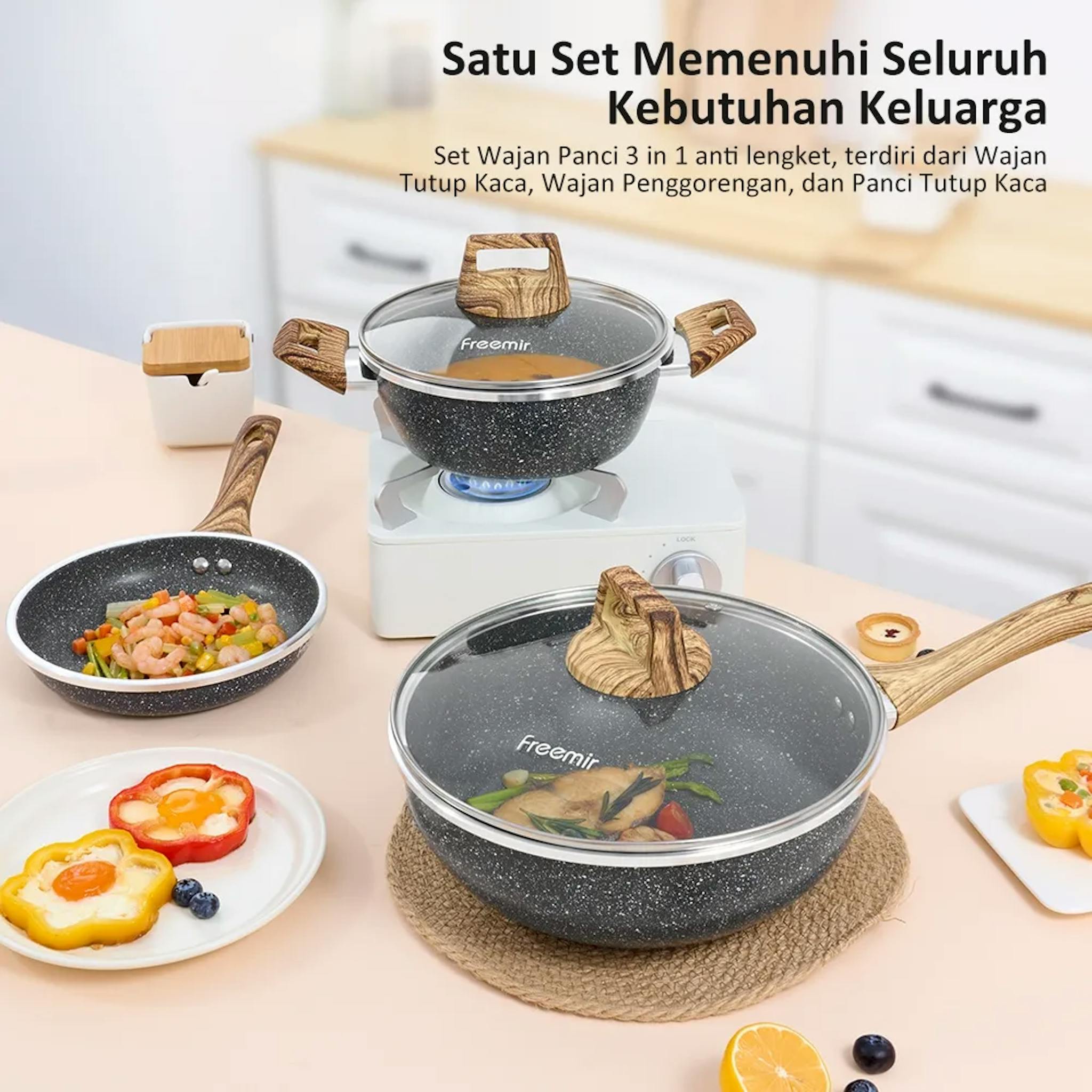 Freemir 5 pcs cookware set