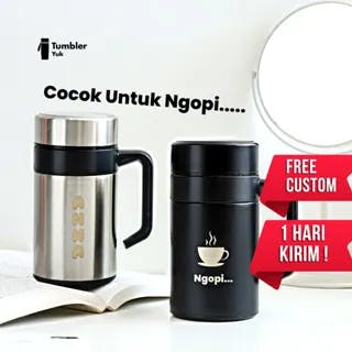 Custom Tumbler Coffee Mug Stainless 400ml