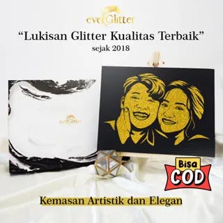 Lukisan Custom Glitter EverGlitter