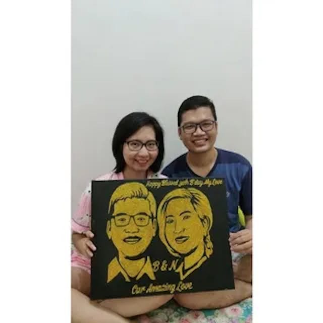 Custom Painting dengan Glitter EverGlitter