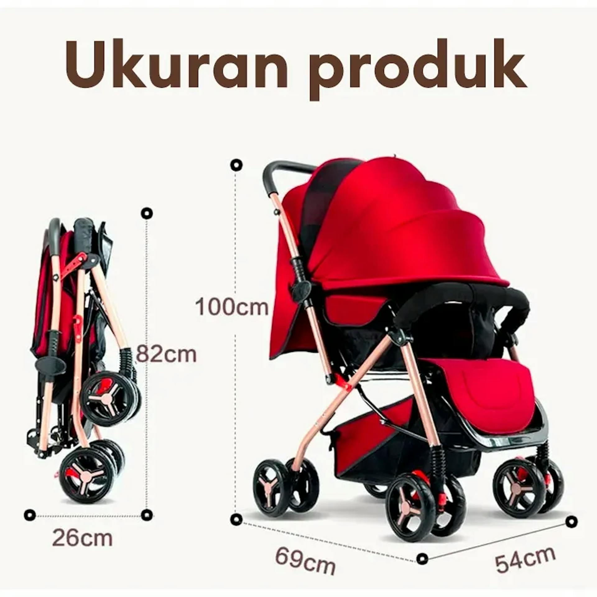 Stroller Lipat