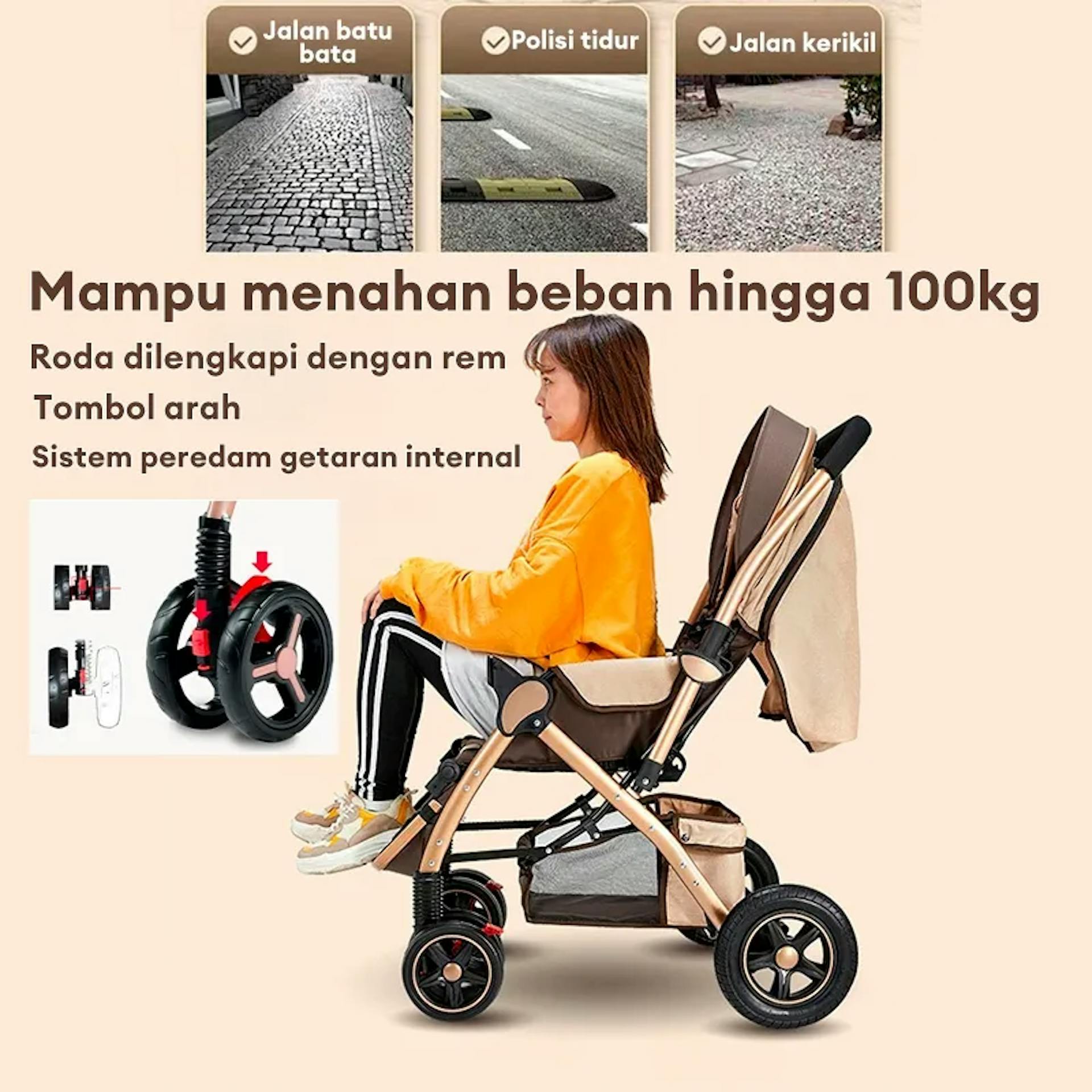 Stroller Lipat