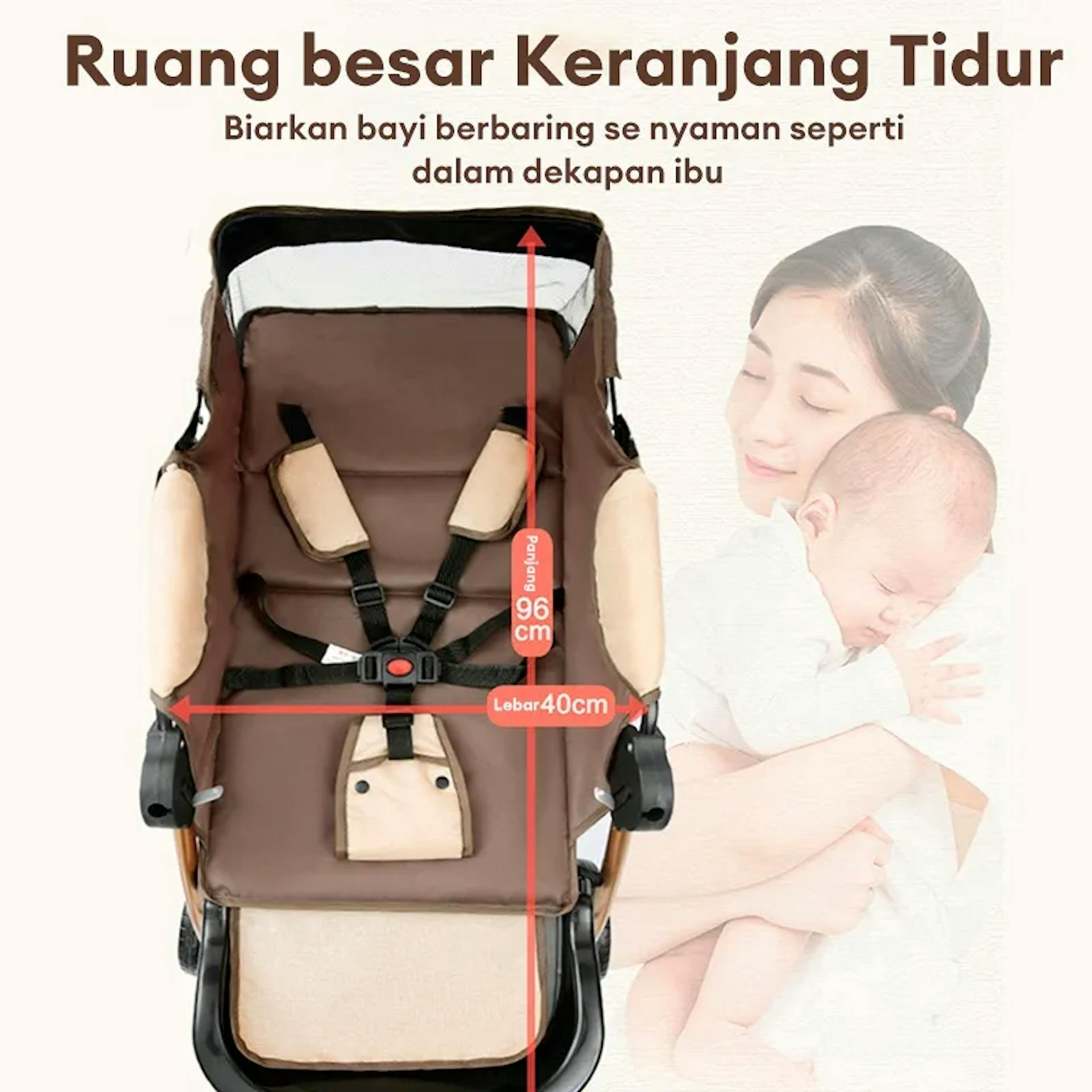 Stroller Lipat