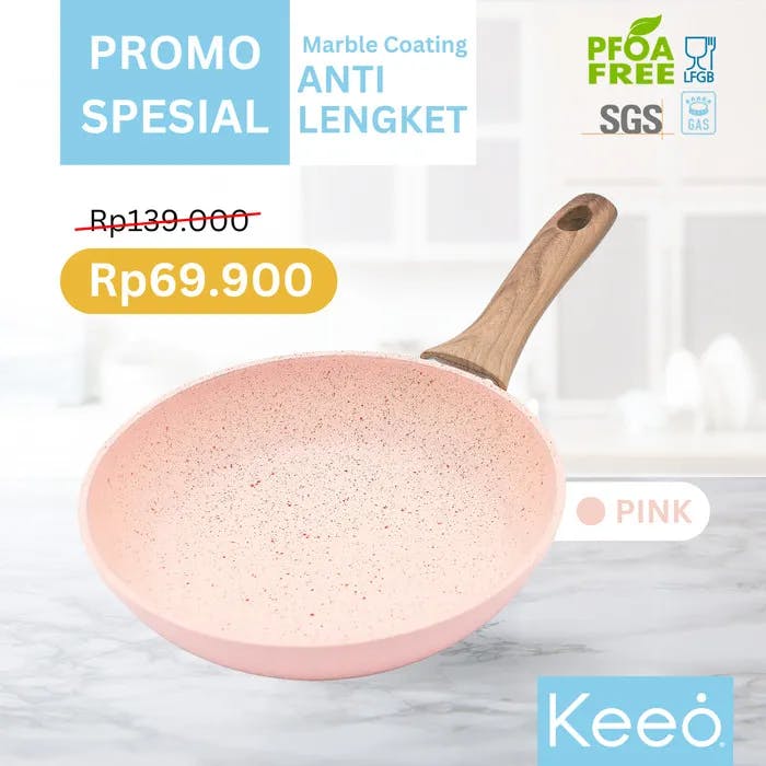 Wajan Penggorengan Anti Lengket 16cm