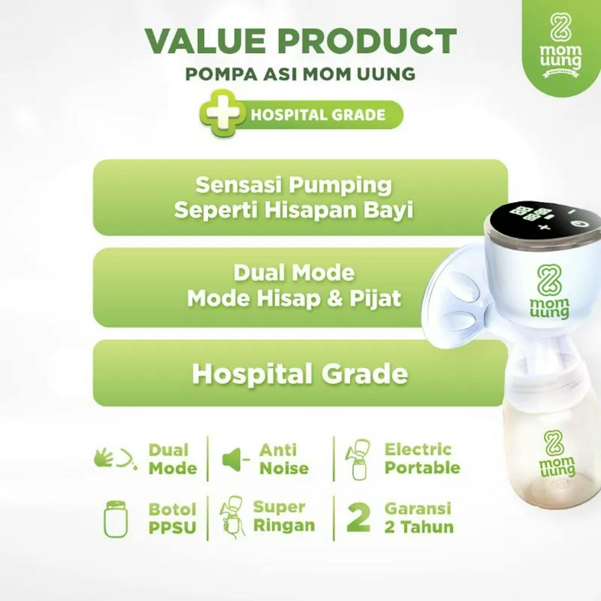 MOM UUNG Breast Pump Dual Mode