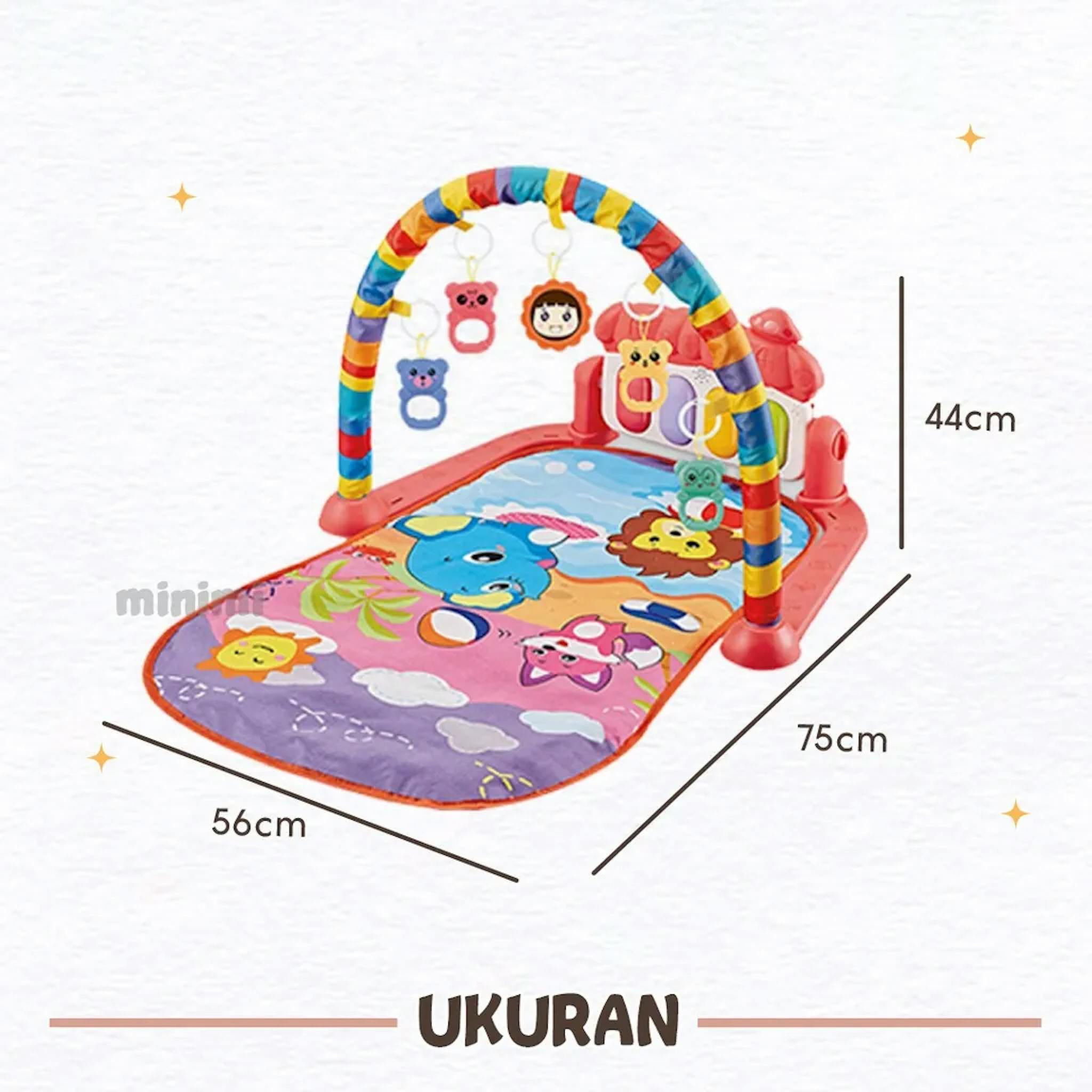 Matras Mainan Anak Minimi Playmate dengan Musik dan Mainan