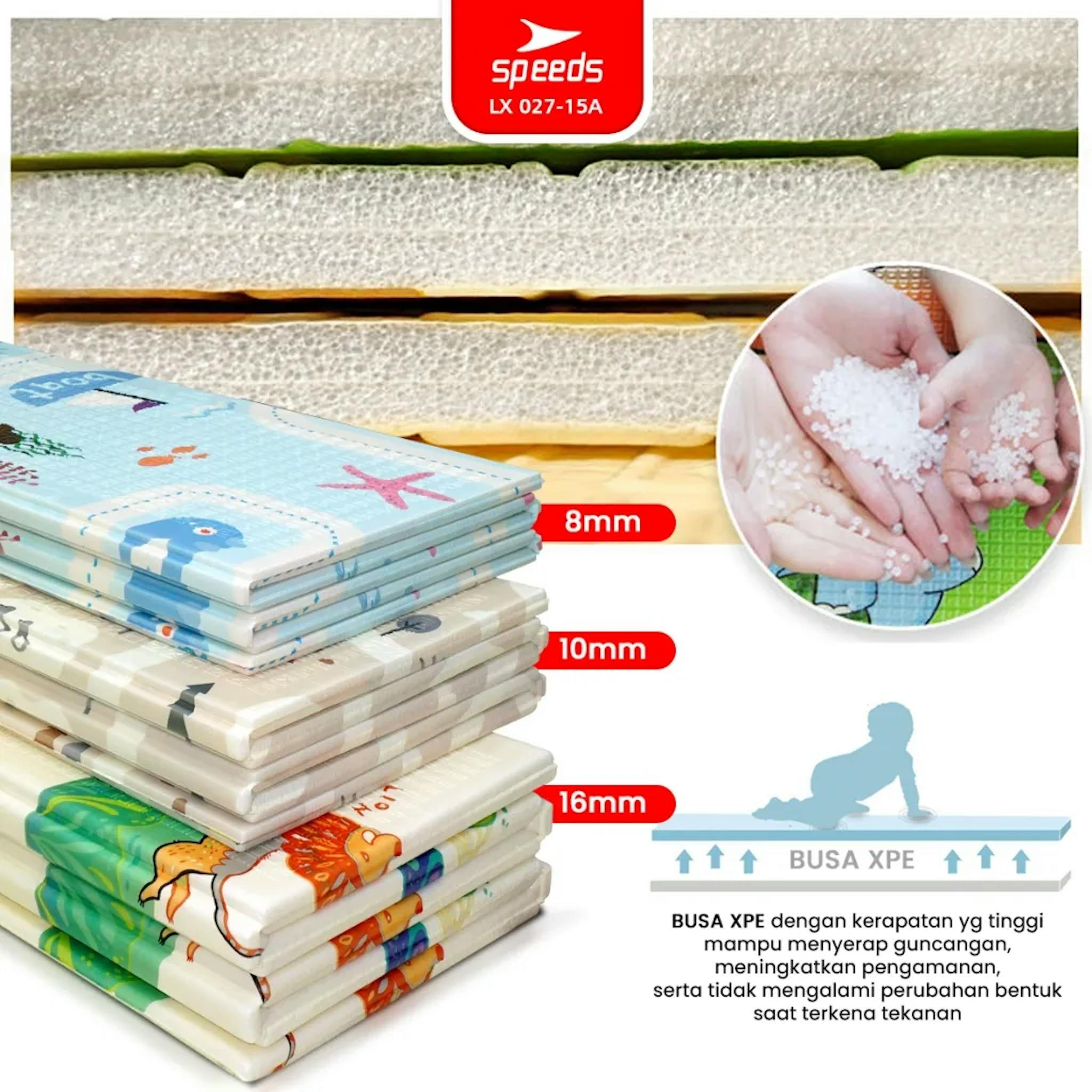 SPEEDS Playmat 115x180cm: Karpet Bayi Edukatif