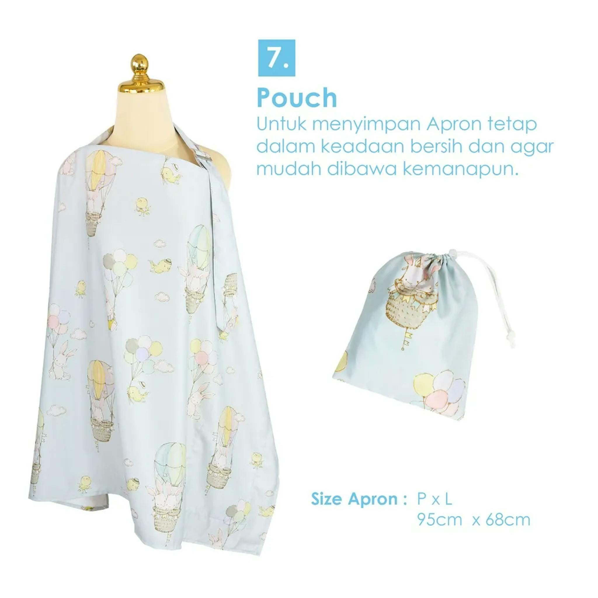 Natural Moms Nursing Cover: Apron Menyusui Fungsional dan Stylish