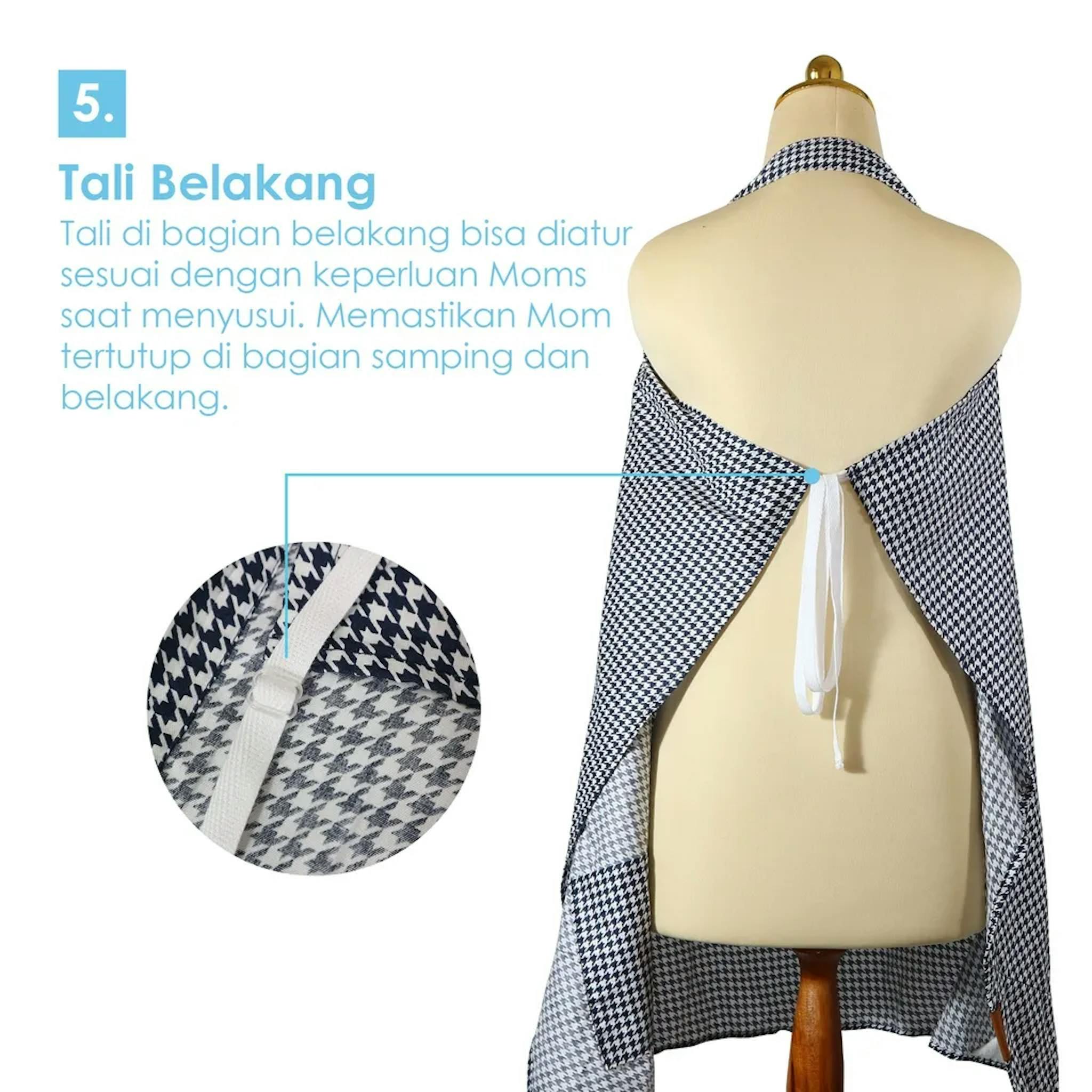 Apron Menyusui Natural Moms dengan Ukuran Luas