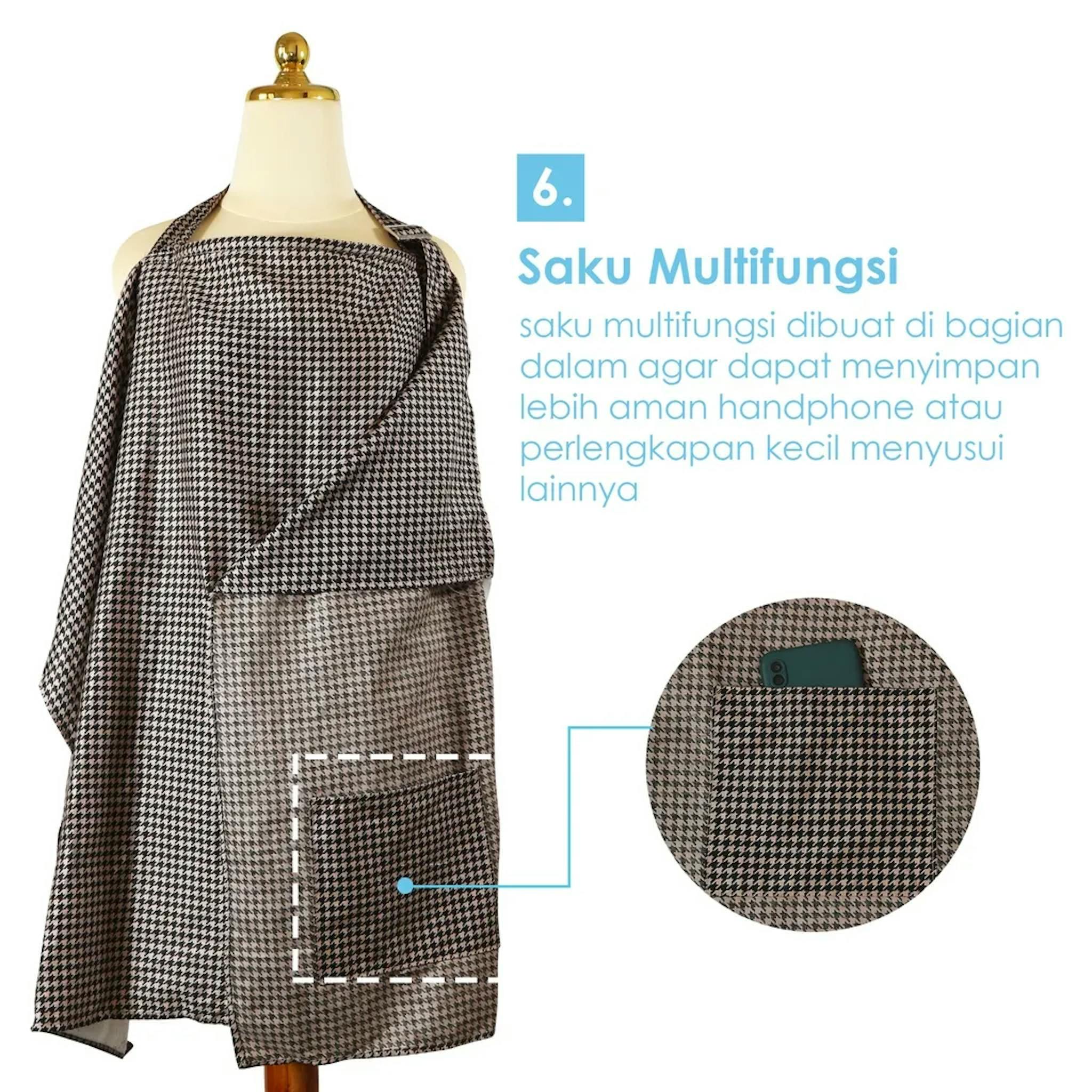 Nursing Cover Natural Moms dengan Bahan Breathable