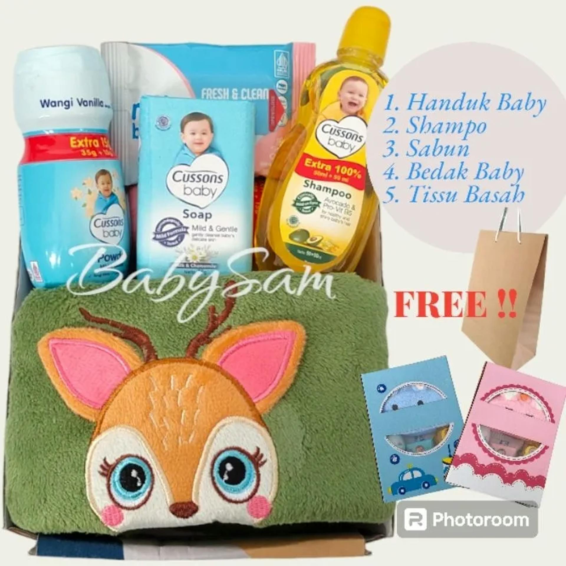 Set Perlengkapan Mandi Bayi - Hadiah Ideal untuk Bayi Baru Lahir