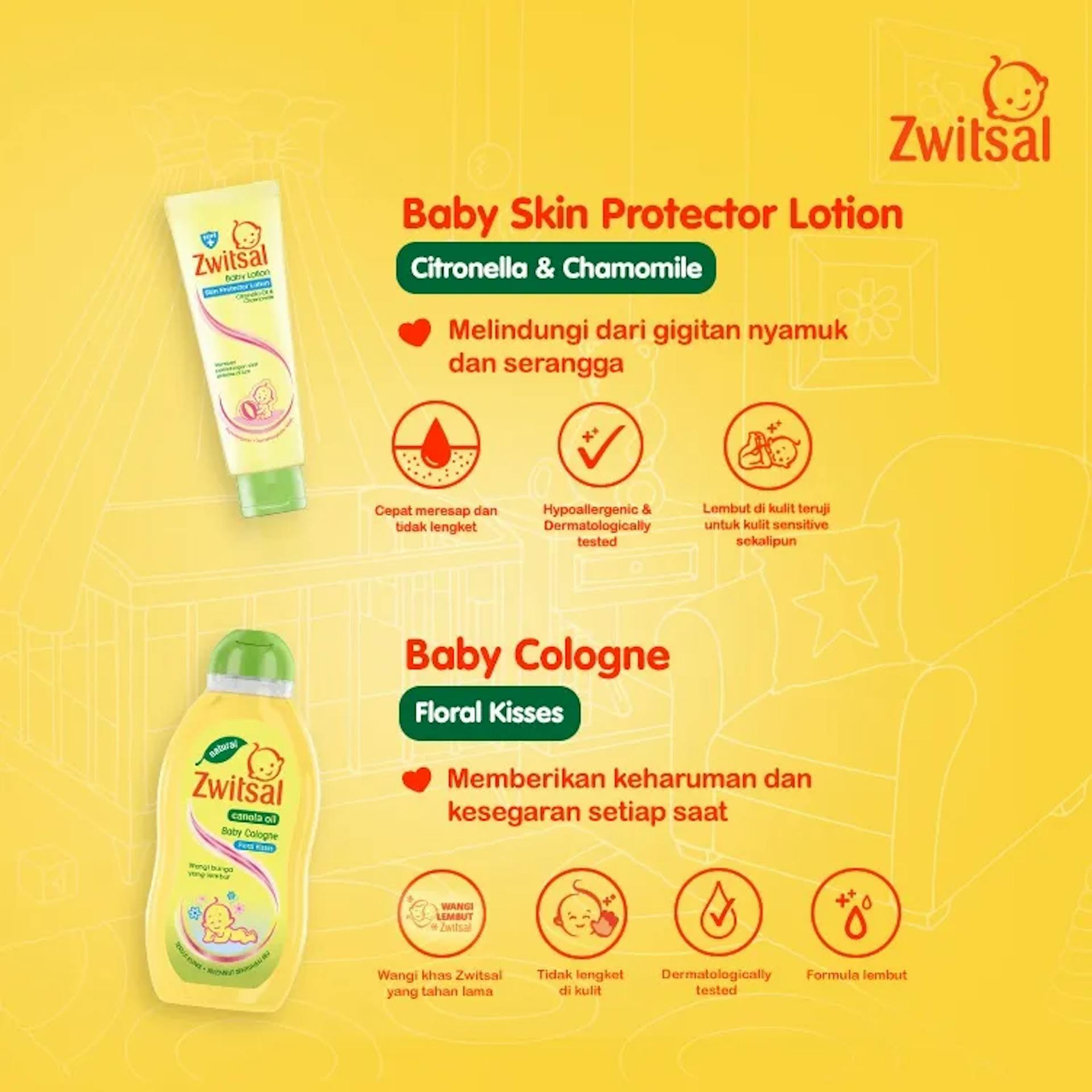 Zwitsal Baby Gift Set - Hadiah Istimewa untuk Bayi Laki-Laki dan Perempuan