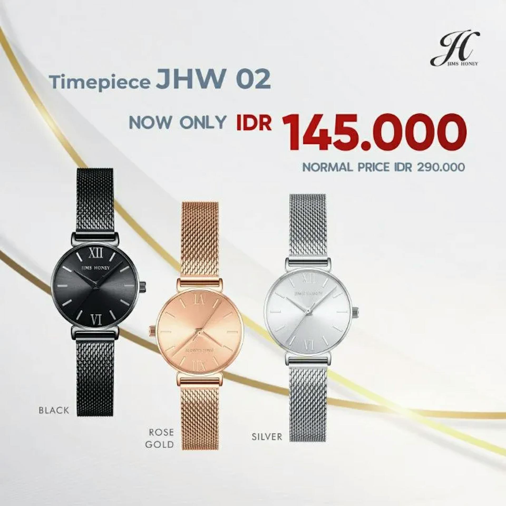 Jam Tangan Wanita Water Resistant Jims Honey