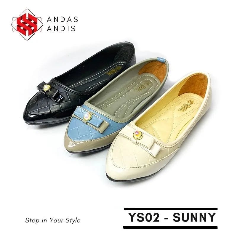 Andas Andis Sepatu Flatshoes Wanita Sunny