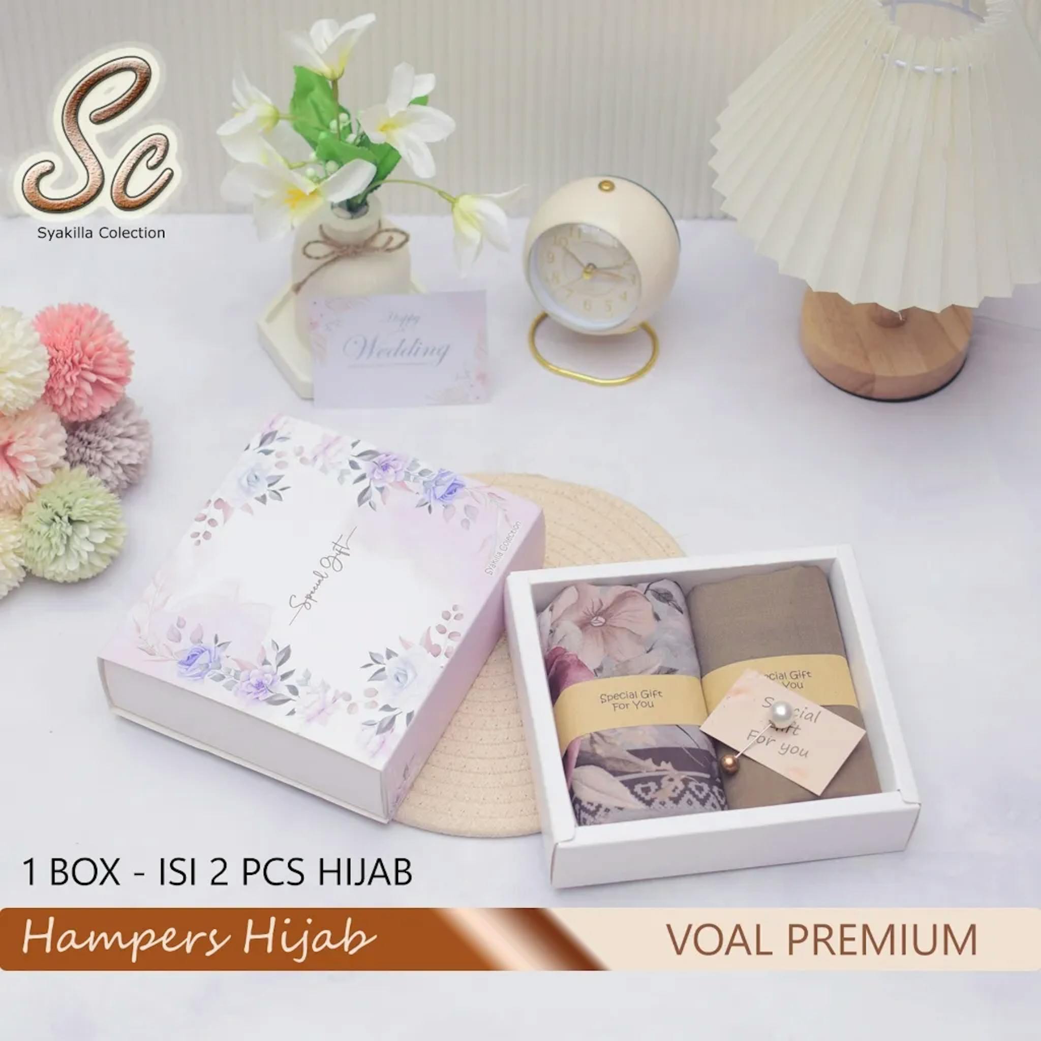 Gift Box Hijab Voal Premium