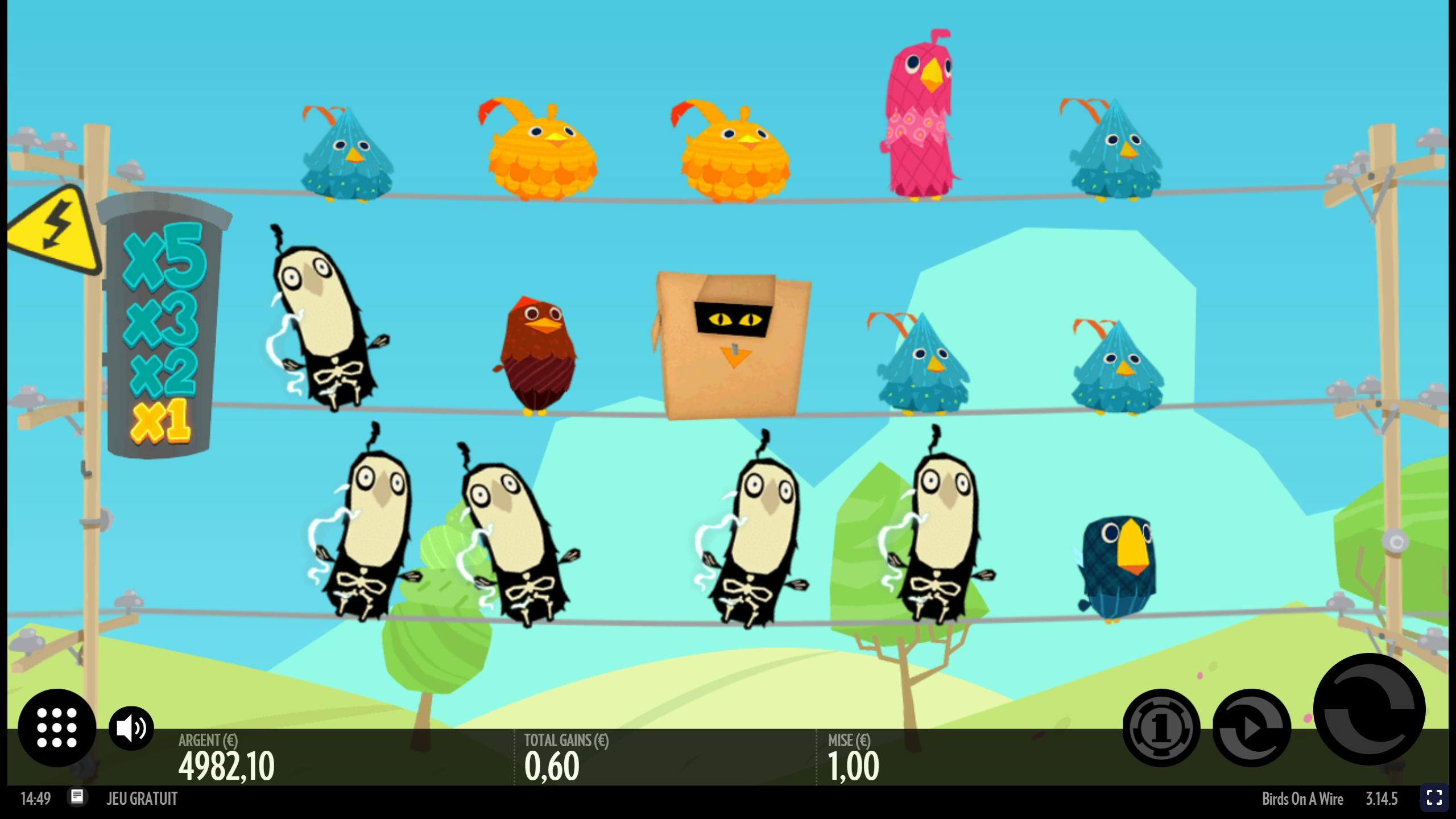 birds on a wire gameplay de thunderkick mode demo