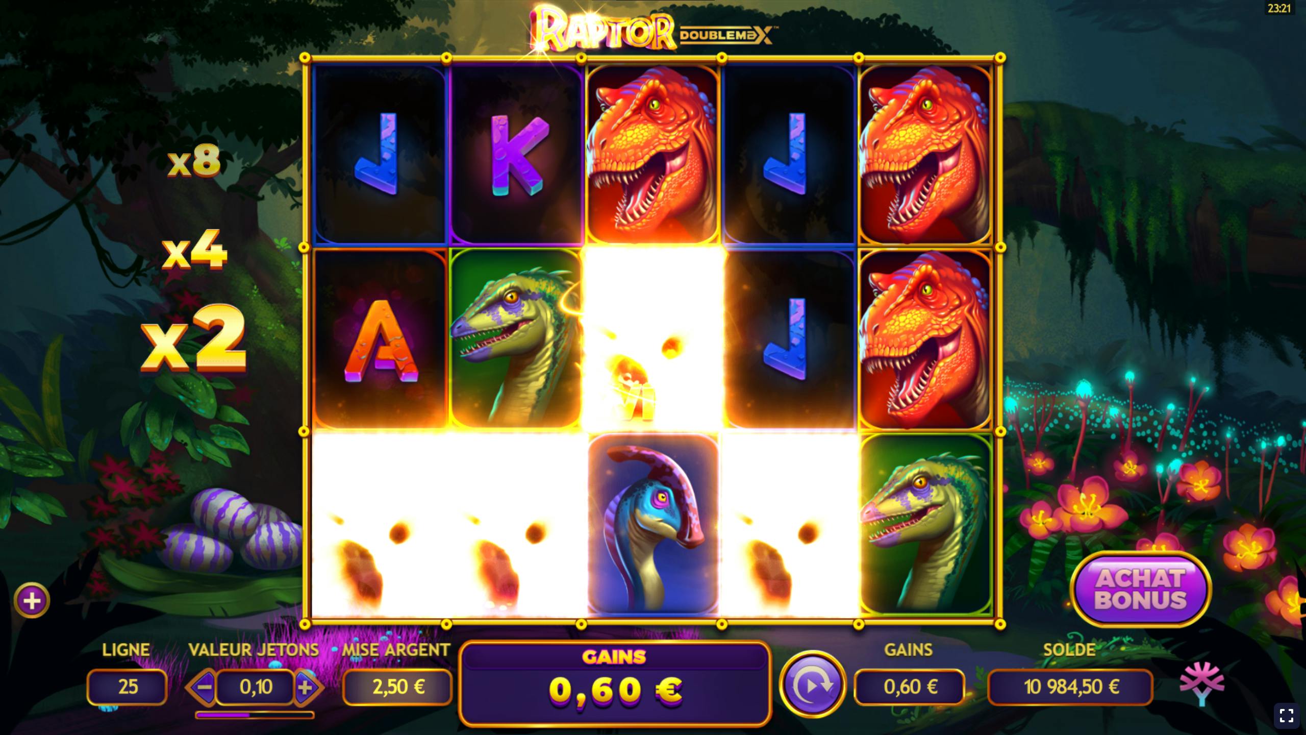 connexion en cours sur Raptor DoubleMax de Yggdrasil