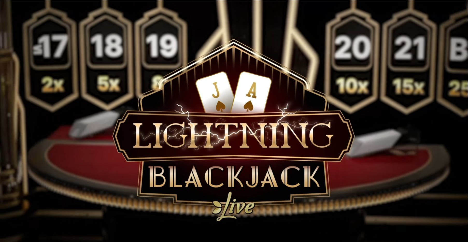 lightning blackjack high definition HD banner advertising