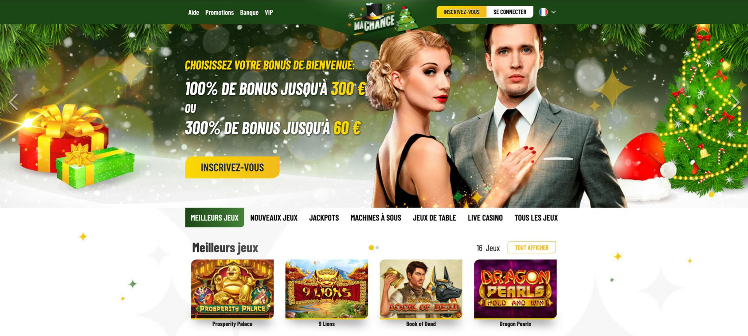landing page of mychance casino online HD