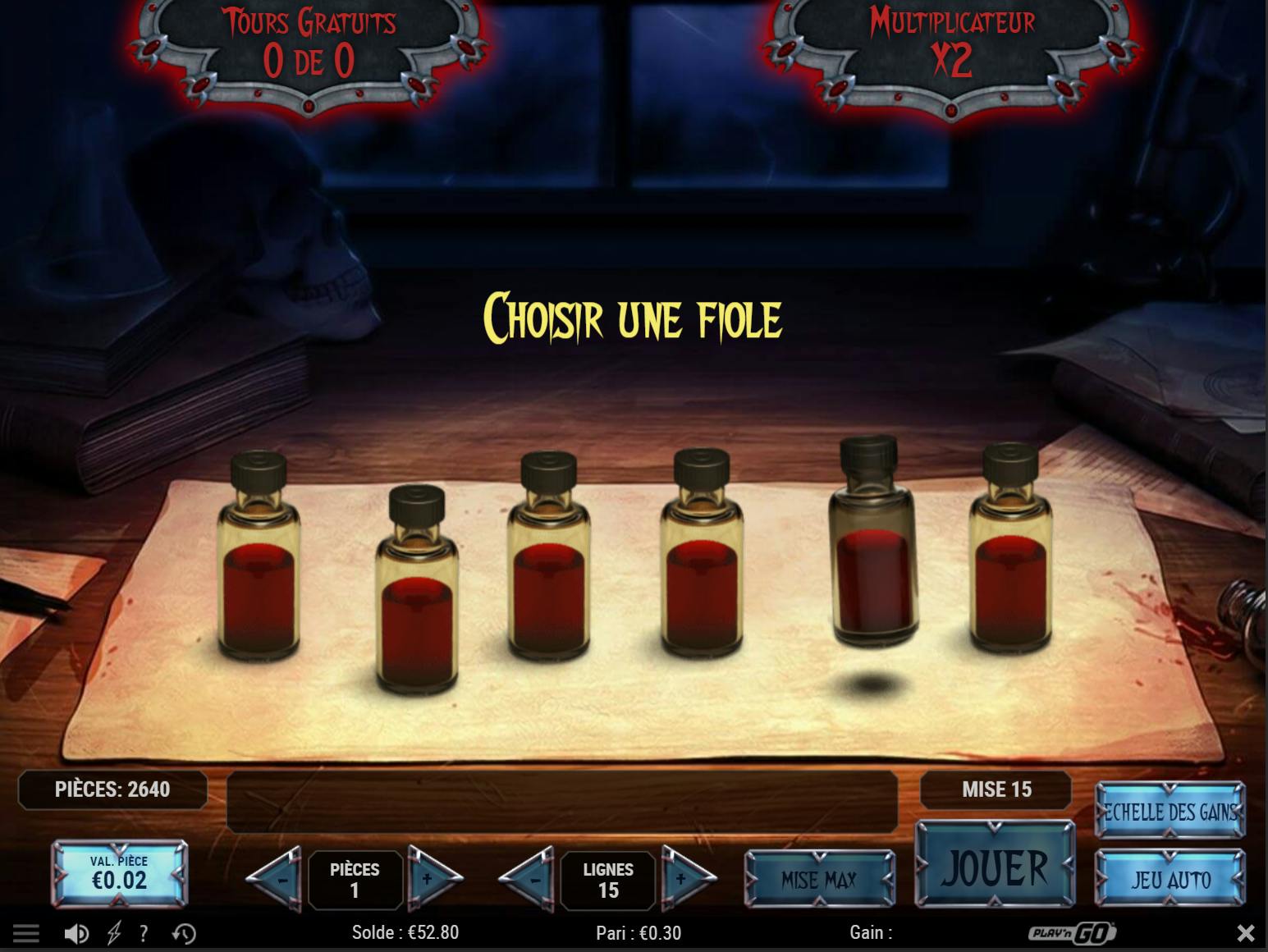 mode bonus de wild blood play'n go