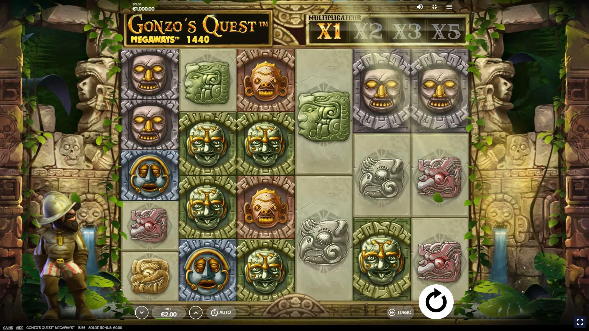 gonzo quest megaways gameplay de red tiger