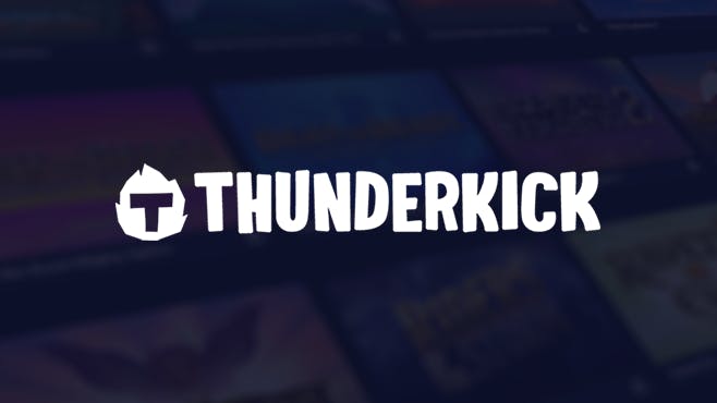 affiche publicitaire originale de thunderkick
