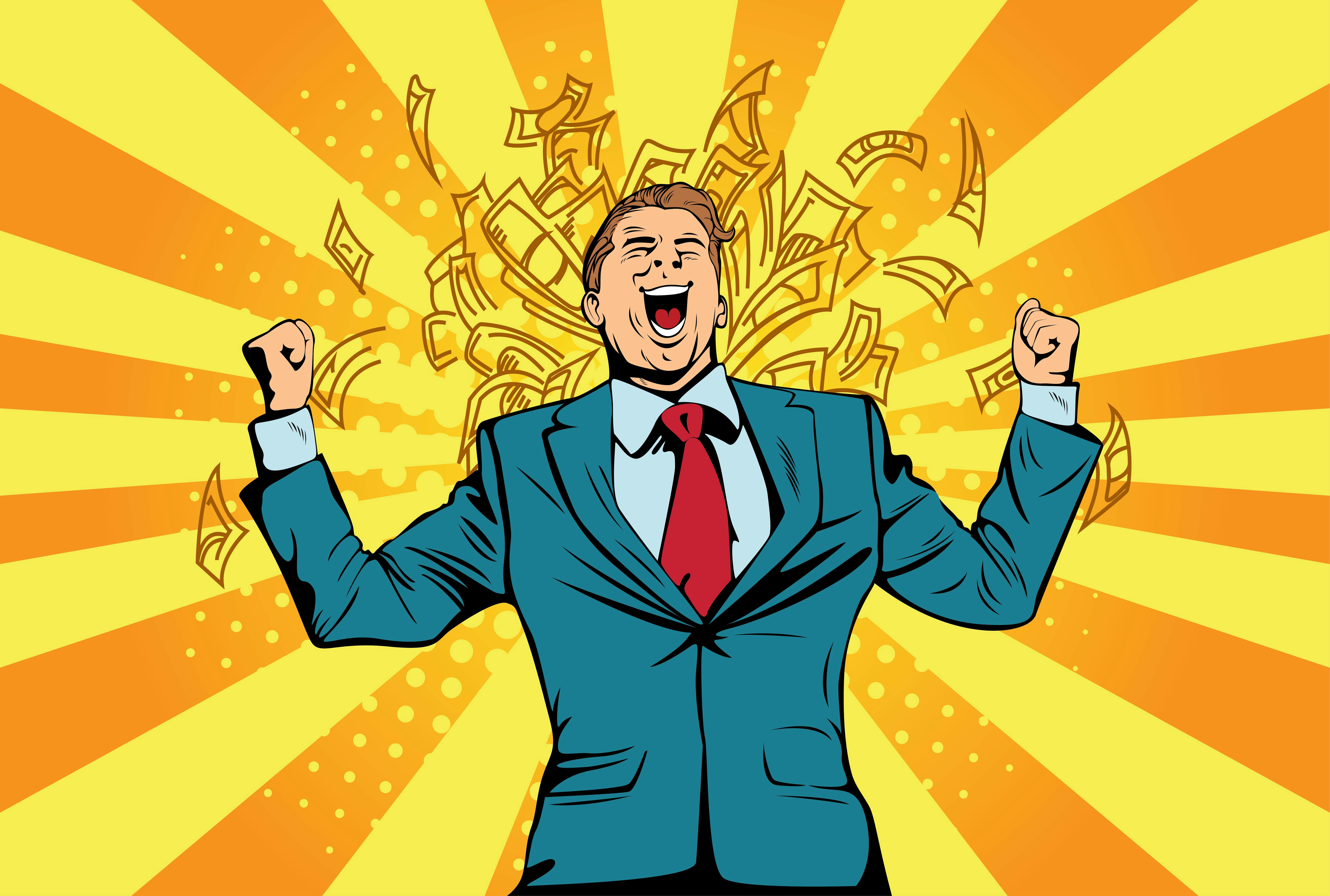 illustration image casino hybride joueur gagnant