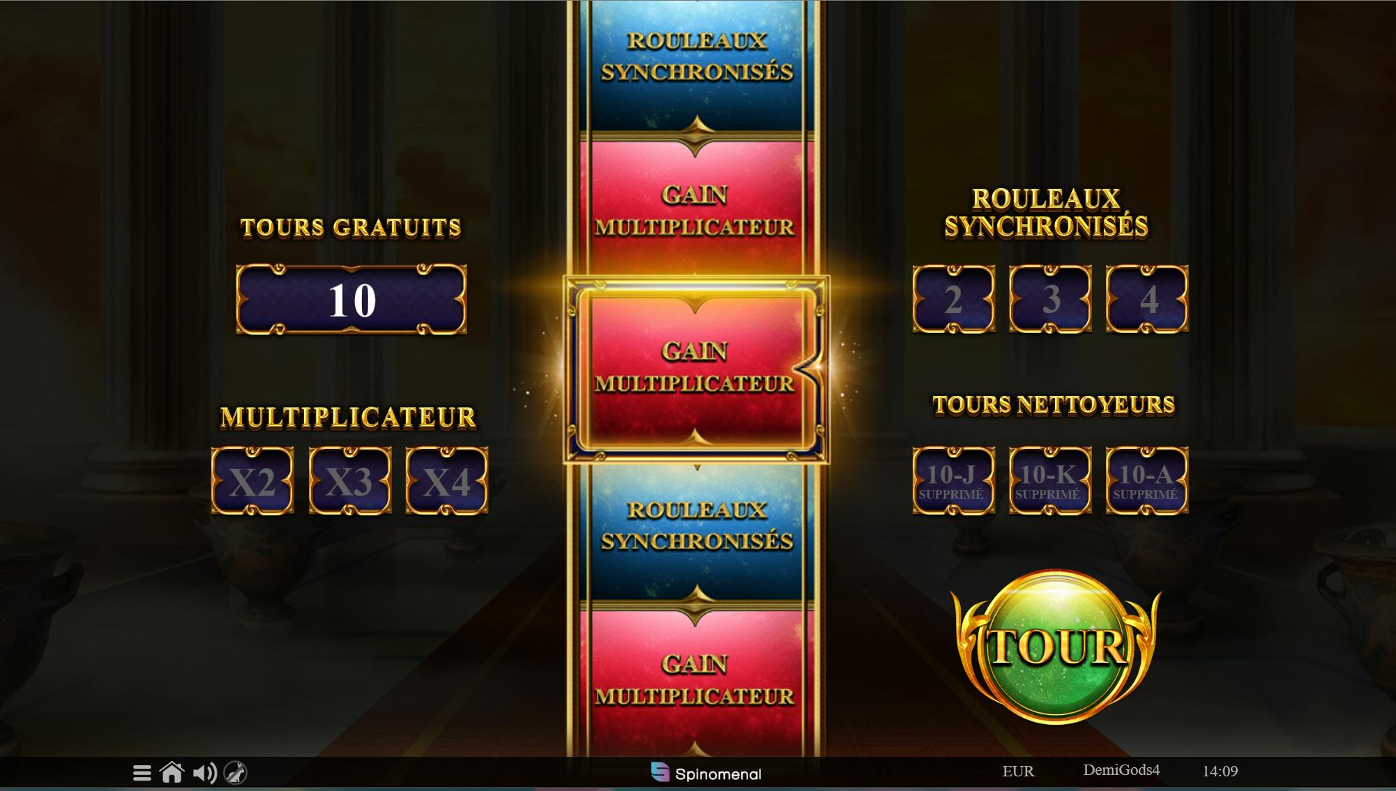 bonus mode demi gods 4 spinomenal