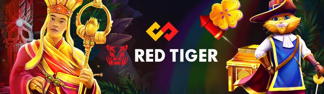 banniere publicitaire de red tiger