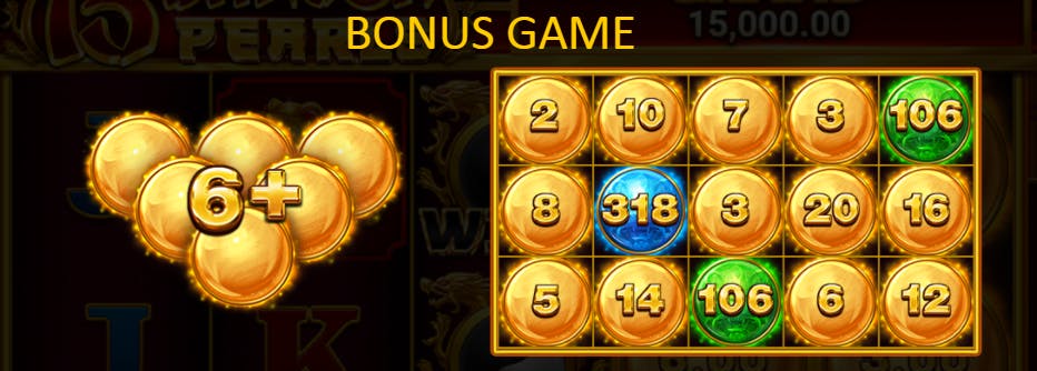 présentation du mode bonus de 15 dragons pearls de booongo