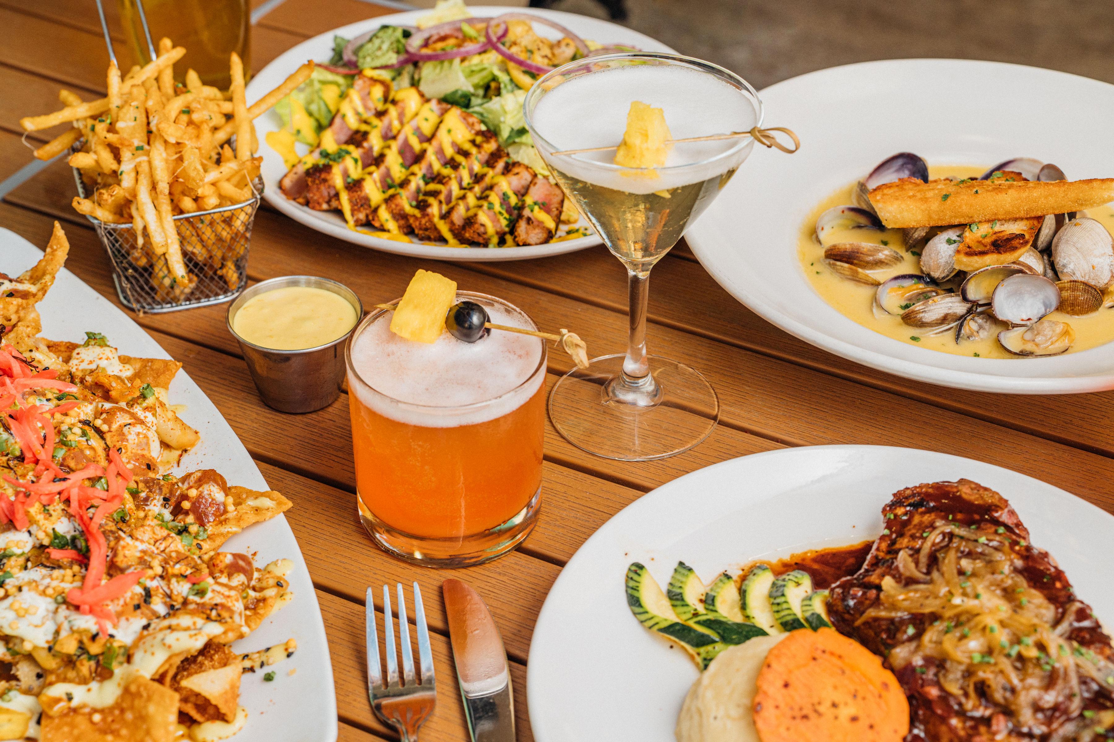 Assorted Food and drink