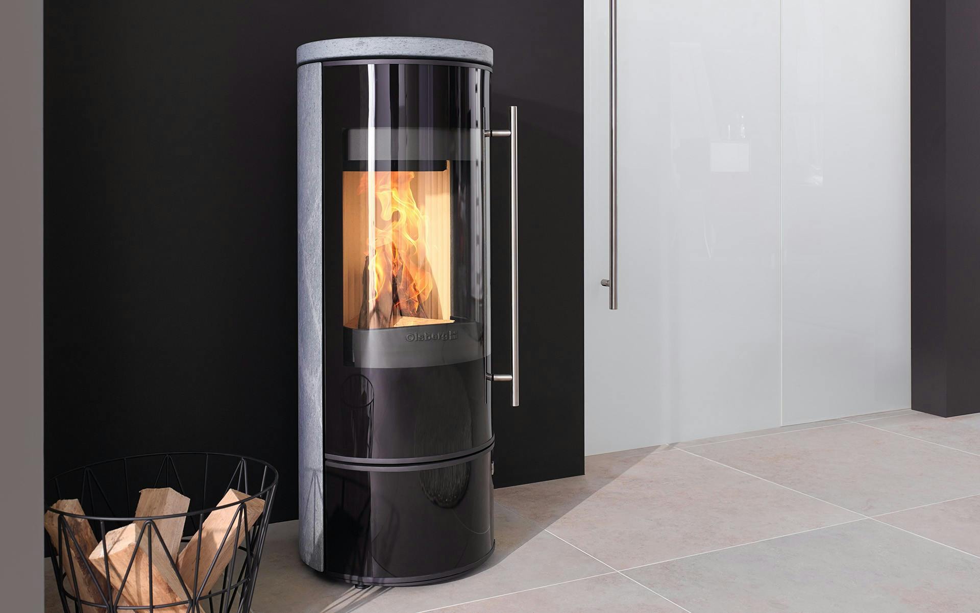 Kamin im Raum